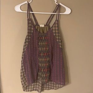 Patterned tank top